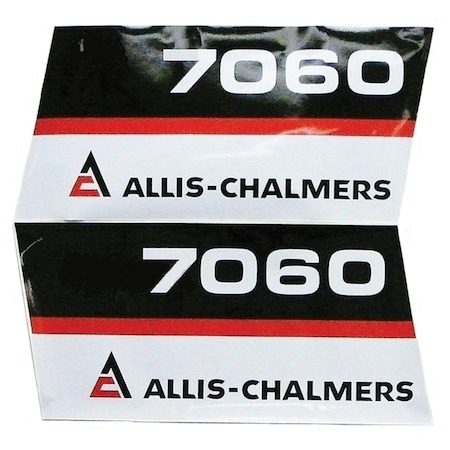 Aftermarket Allis Chalmers 7060 Decal Set (Side Panels Only) MAE30-0076